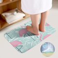 thumbnail image 3 of Tropical Wildlife Animal Bathroom Rugs Set 2 Pieces, Bathroom Set - Quick Drying Bath Mat And U-Shaped Toilet Rug, Water Absorbent Bath Carpet For Bedroom Floor Living Room, Machine Washable, 3 of 6