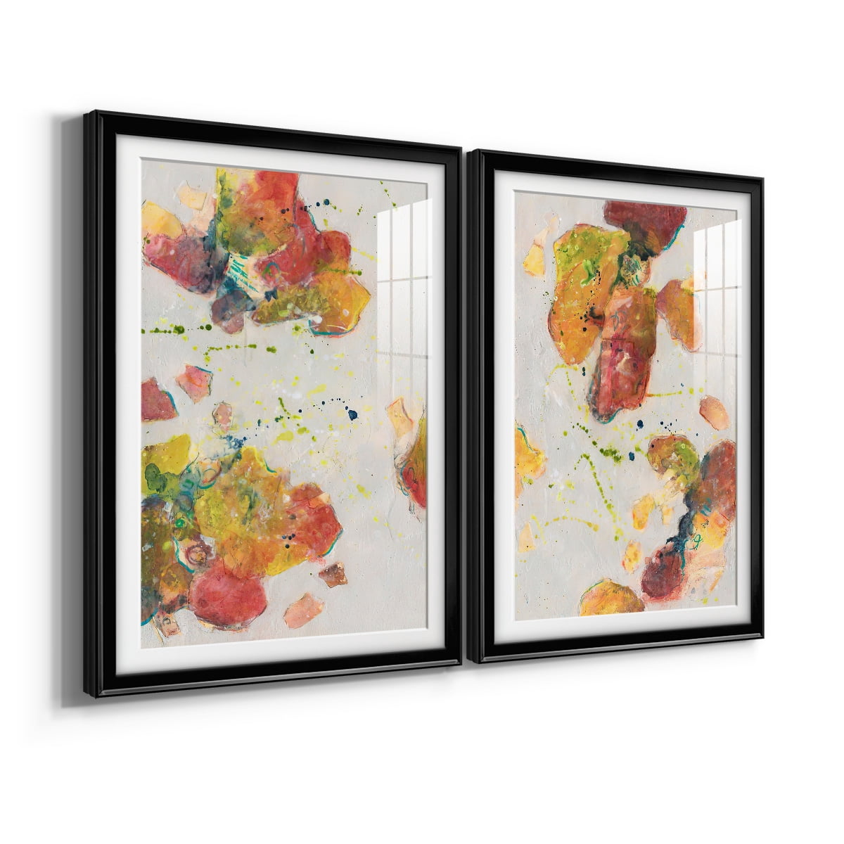 Wexford Home Attracting Love I Premium Framed Print, 22.5" x 30.5" - Ready to Hang, Black (Set of 2)