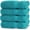Aqua, variant on 4 Piece Extra Large Bath Towels, 100% Cotton Luxury Turkish Towels for Bathroom, Soft Absorbent Bath Towels, 30 x 60 Inches, Wedgewood