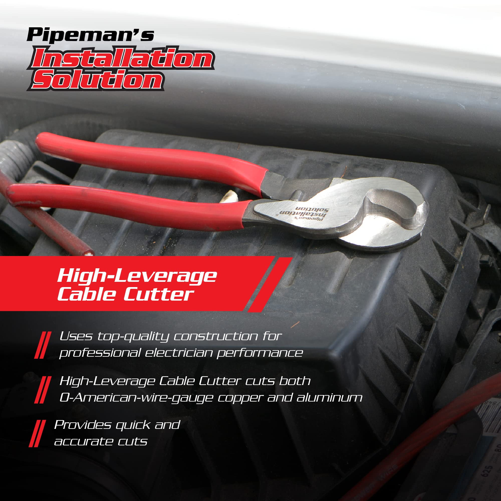 Installation Solution High Leverage 0-Gauge Cable Cutter