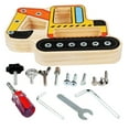 thumbnail image 2 of Montessori Screw Driver Board Nut Tool Teaching Aids Screw Board for Game, 2 of 9