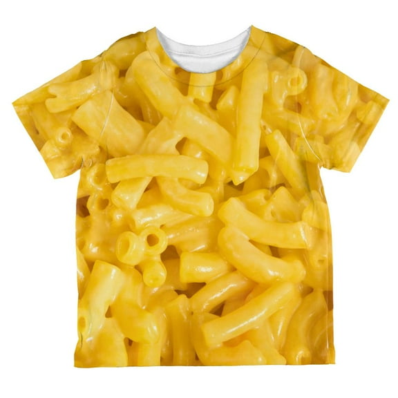 Mac and Cheese All Over Toddler T Shirt Multi 2T