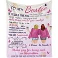 thumbnail image 1 of LHSHID Bestie Photo Blanket Using My Own Photos Custom to My Bestie Blanket to Best Friend Photo Gifts for Women Bestie Sister Teen Girls Long Distance Friendship, 1 of 4