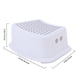 thumbnail image 4 of Silla antideslizante de plástico para niños Taburete escalonado apilable para niños Cocina Baño Silla para inodoro Gris Scienceny HA6237-03B, 4 of 6