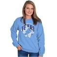 thumbnail image 4 of Texas Bigger Funny Lone Star Smurfs Sweatshirt for Men or Women Brisco Brands M, 4 of 6