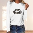 thumbnail image 2 of Ruimatai Women's Casual Long Sleeve T-Shirt Soft Breathable Crewneck Pullover Fashion Printed Top for Home Daily Wear S-3XL, 2 of 4