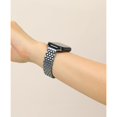 thumbnail image 4 of ZYX 7-Link Stainless Steel Band for Apple Watch, Women's Dressy Metal Bracelet with Tool, Sliver, 38mm/40mm/41mm/42mm(series 10 11), 4 of 6
