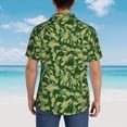 thumbnail image 4 of Honeii Crayfish Army Print Men’s Hawaiian Shirt,Classic Button-Down Short Sleeve Shirt, for Beach, Vacation, and Outdoor Activities,XX-Large, 4 of 7
