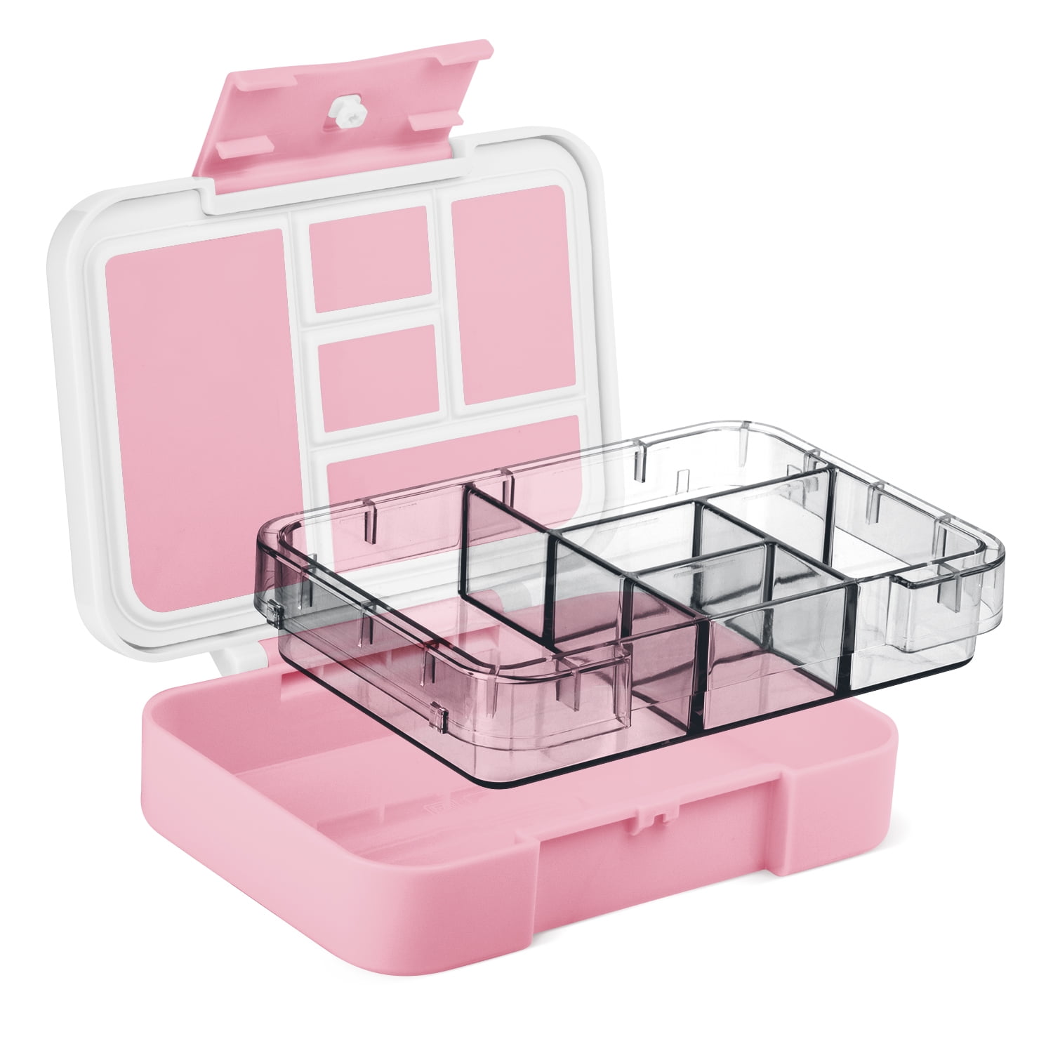 Porter Lunch Box, 3 Compartment Bento Box Style Portable Adult Lunch Box  with Sn
