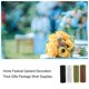 thumbnail image 5 of Qarigey Cinta Malla Rollo Guirnaldas Swags Flores Empaquetado de pasteles Envoltura Boda Fiesta Puerta Decoración Cintas Kit Arte Artesanía Ropa, zapatos y accesorios Miscelánea 4 Stück 26cm Typ 2 Qarigey AP010243-02, 5 of 6