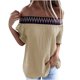 thumbnail image 1 of Puntoco moda mujer un hombro camiseta manga corta Casual camiseta tops blusa Puntoco Puntoco-4884, 1 of 3