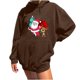 thumbnail image 1 of Sudadera estampada con capucha retro de manga larga suelta de Navidad para mujer con mangas caídas en los hombros Pompotops gfhjh12912, 1 of 8