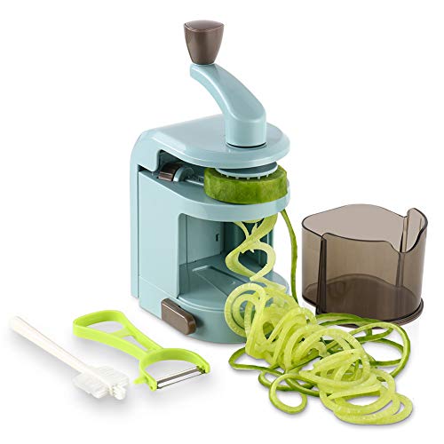 Ourokhome Vegetable Spiralizer Zucchini Noodles Maker 4 Builtin