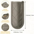 thumbnail image 2 of 4 Pieces Pan Handle Sleeve, Pot Handle Covers Heat Resistant Iron Skillet Handle Covers Machine Washable Pot Pan Skillet Handle Holder Sleeves for Kitchen Baking Cooking BBQ Cookwares, 2 of 5