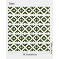 thumbnail image 2 of FLFK Decorative Stair Riser Decals, Geometric Pattern, Self-Adhesive, 39.9 x 7.08 inches, Set of 5, 2 of 6