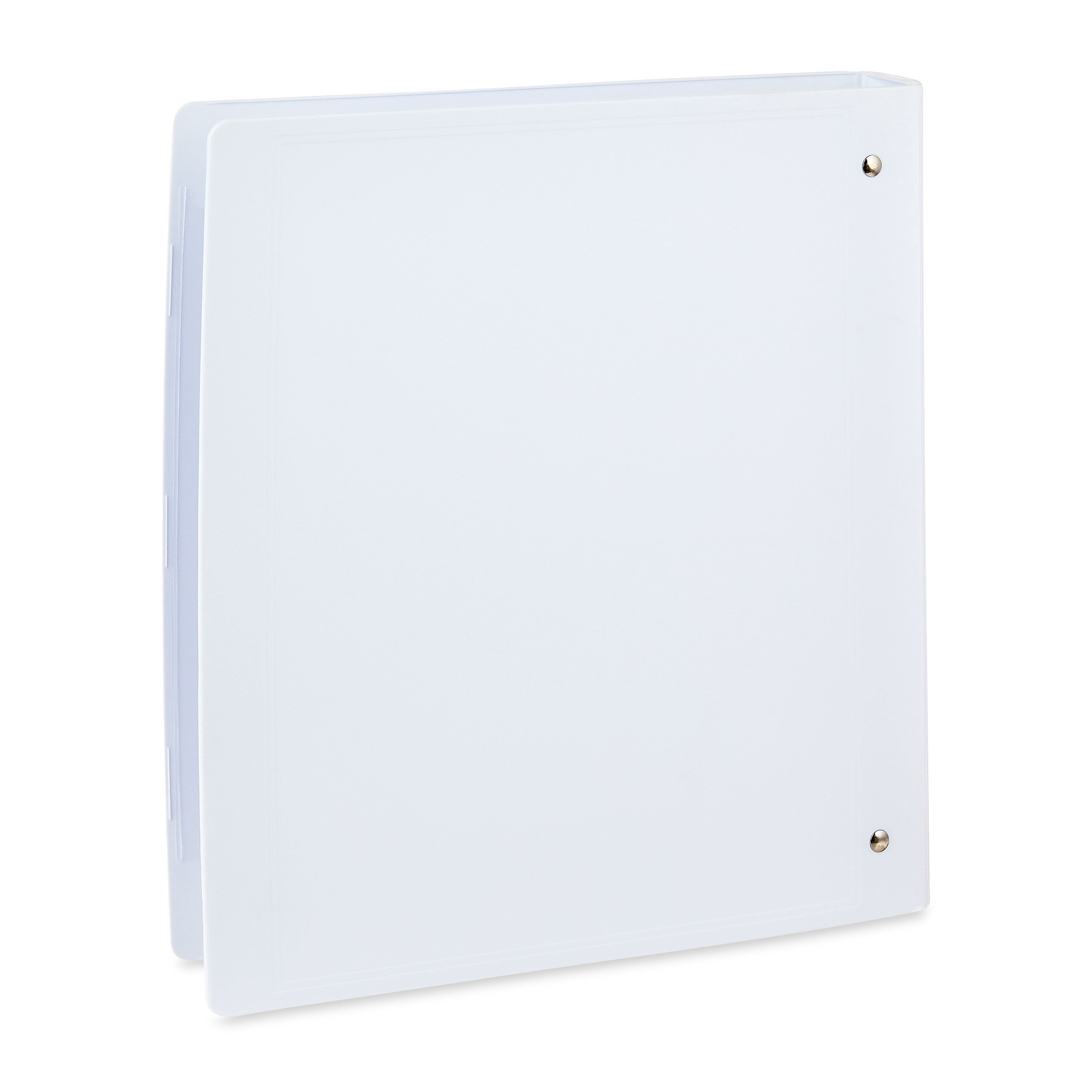 Pen+Gear Heavy Duty View 1.5" D-Ring Binder, White