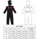 thumbnail image 3 of Pecho Musculoso Rojo Negro Disfraz De Halloween Disfraz De Seguridad Para Niños Power Ninja Eigraketly HA046137-04, 3 of 6