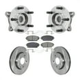 thumbnail image 1 of Transit Auto Front Hub Bearing Assembly Disc Brake Rotors and Semi-Metallic Pads Kit for Car 2021-2022 Mazda 3 FWD Vehicles Manufactured In Mexico KBB-132273, 1 of 11