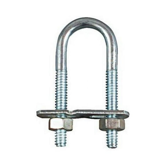 National Hardware 1/4 In. x 3/4 In. x 2-1/2 In. Zinc Round U Bolt Pack of 5