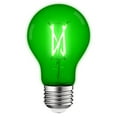 thumbnail image 2 of Luxrite A19 Edison LED Light Bulb, 4.5W=60W Colored Glass Filament, UL Listed, E26 Base, Indoor Outdoor Blue, 2 of 5