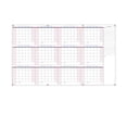 thumbnail image 2 of Oversized 34 x 59 Inch Erasable Wall Calendar Planner with Dry-Erase Surface, Undated Reusable Organizer for Home, Office, and Classroom Planning, 2 of 6