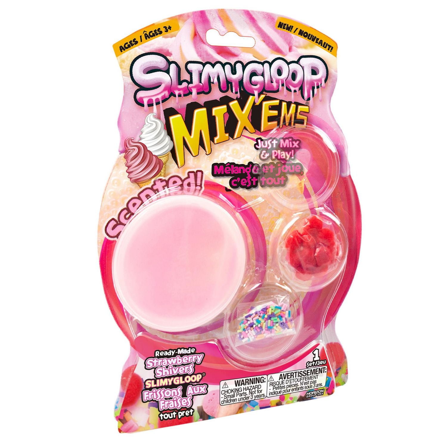 SLIMYGLOOP Mix’Ems Strawberry Shivers, Age Range: 3+
