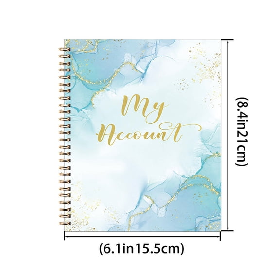 Clearance! Monthly Bill Organizer Notebook — Expense Diary with Pockets, Perfect for Home Budget Control and Financial Planning