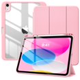 thumbnail image 1 of Funda TimoVo para iPad 11.ª generación de 11 pulgadas 2025 con soporte para lápices, color rosa, 1 of 8