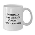 thumbnail image 2 of Funny Watchmaker Gifts for Men from Friends - Officially The World's Coolest Watchmaker Quote on White Coffee Mug, 2 of 4
