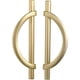 thumbnail image 4 of Tiradores de gabinete de oro cepillado, tiradores de cajón, tiradores de gabinete en forma de media luna, tiradores de tocador de cajón dorado, tiradores de cajón de armario de cocina antigu, 4 of 5