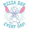 thumbnail image 2 of Womens Lilo & Stitch Pizza Day Every Day Stitch T Shirt, 2 of 4