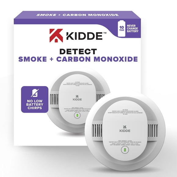 Kidde Combination Alarm ( Smoke and Carbon Monoxide ) 10 Year Sealed Lithium Battery