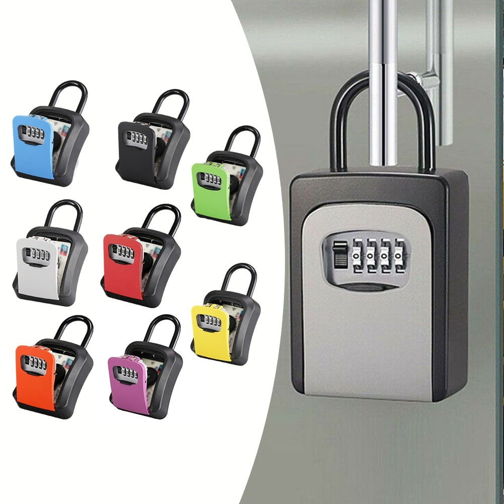 Storage Box Key Safe Box Wall-mounted Key Box Lock Combination Lock