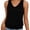 black-1, variant on SOMER Dressy Tank Tops for Women Keyhole Neck Pleated Neck Sleeveless Blouse Casual Business Work Shirts Summer Trendy Black