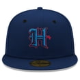 thumbnail image 2 of Men's New Era Navy Houston Texans Omaha 59FIFTY Fitted Hat, 2 of 5