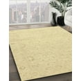 thumbnail image 3 of Ahgly Company Machine Washable Indoor Rectangle Abstract Brown Gold Area Rugs, 2' x 4', 3 of 7