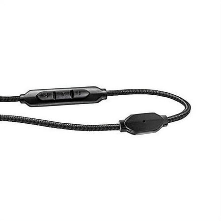 V-MODA 3-Button Speakeasy Mic/Remote Headphone Cable - Black