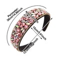 thumbnail image 4 of Landzoo One Elegant Wide Headband Wide Edge Hair For Party Wedding Formal Events Cozy Stylish Basic Heardband, 4 of 4