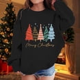 thumbnail image 2 of RMGVDSD Girls Casual Pullover Sweatshirt Graphic Print Long Sleeve Crewneck Sweatshirts Loose Fit Soft Tops for Holiday Festive Outfit Cute Sweatshirt 5-6 Years, 2 of 4