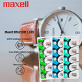 thumbnail image 2 of 40 Authentic Maxell 364 Silver Oxide 1.55V Batteries SR621SW, 2 of 5