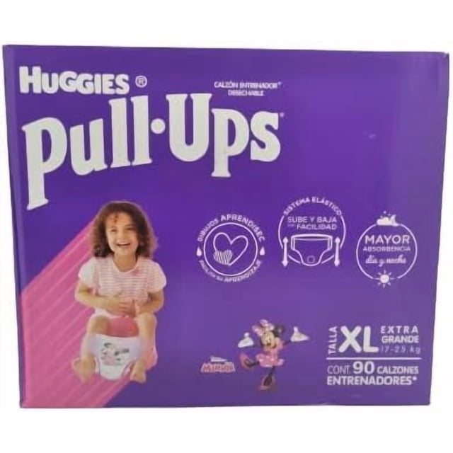 Calzones Entrenadores Huggies Pull-ups Niña Talla EG 90 Pzas