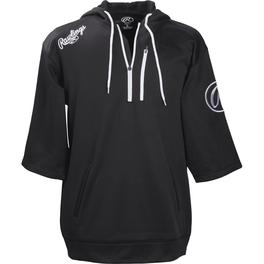 baseball short sleeve hoodie