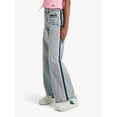 thumbnail image 5 of Justice Girls Side Stripes Textured Jeans, Sizes 6-18, Slim & Plus, 5 of 9