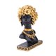 thumbnail image 1 of Estatua de mujer africana, figura tribal de resina hecha a mano creativa para gabinete Estilo C, 1 of 9