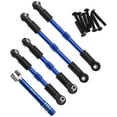 thumbnail image 2 of Milaget Turnbuckle Pull Rods for 1/10 RC Car Parts Arm Tie Rods for Ara3230S Ara3205 Blue, 2 of 9