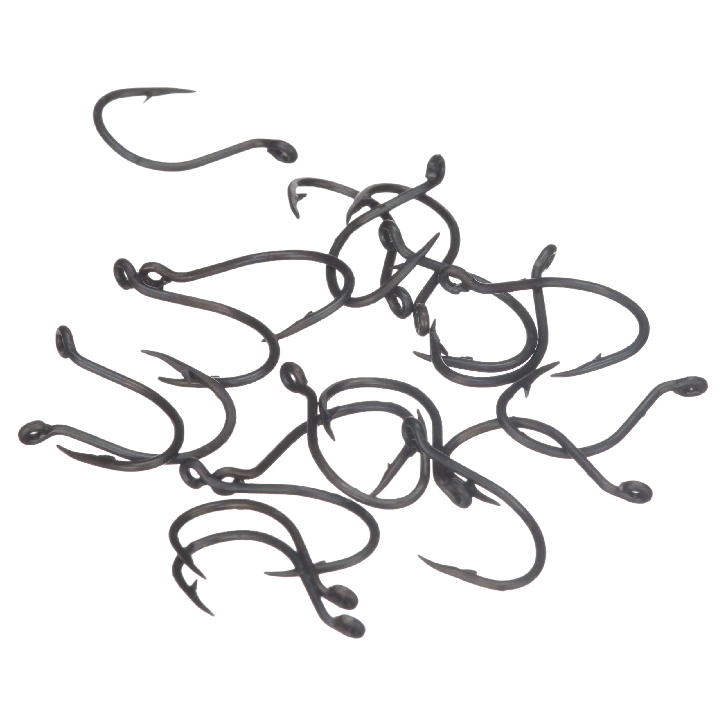 (6 pack) Eagle Claw ROCTW-6 Octopus Hook, Black, Size 6, 20 Pack