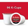 thumbnail image 2 of Tim Hortons Dark Roast Coffee , Single-Serve K-Cup Pods Compatible With Keurig Brewers, 96Ct K-Cups, Red, 2 of 3