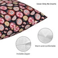 thumbnail image 3 of Wukai Tomatoes Premium Polyester Fleece Pillow Covers with Hidden Zipper Closure,Luxuriously Soft and Durable-24"x24", 3 of 7