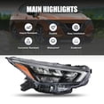 thumbnail image 4 of LED Headlight Assembly For Nissan Versa 2020-2024 Right Passenger RH 260105EE2A, 4 of 17