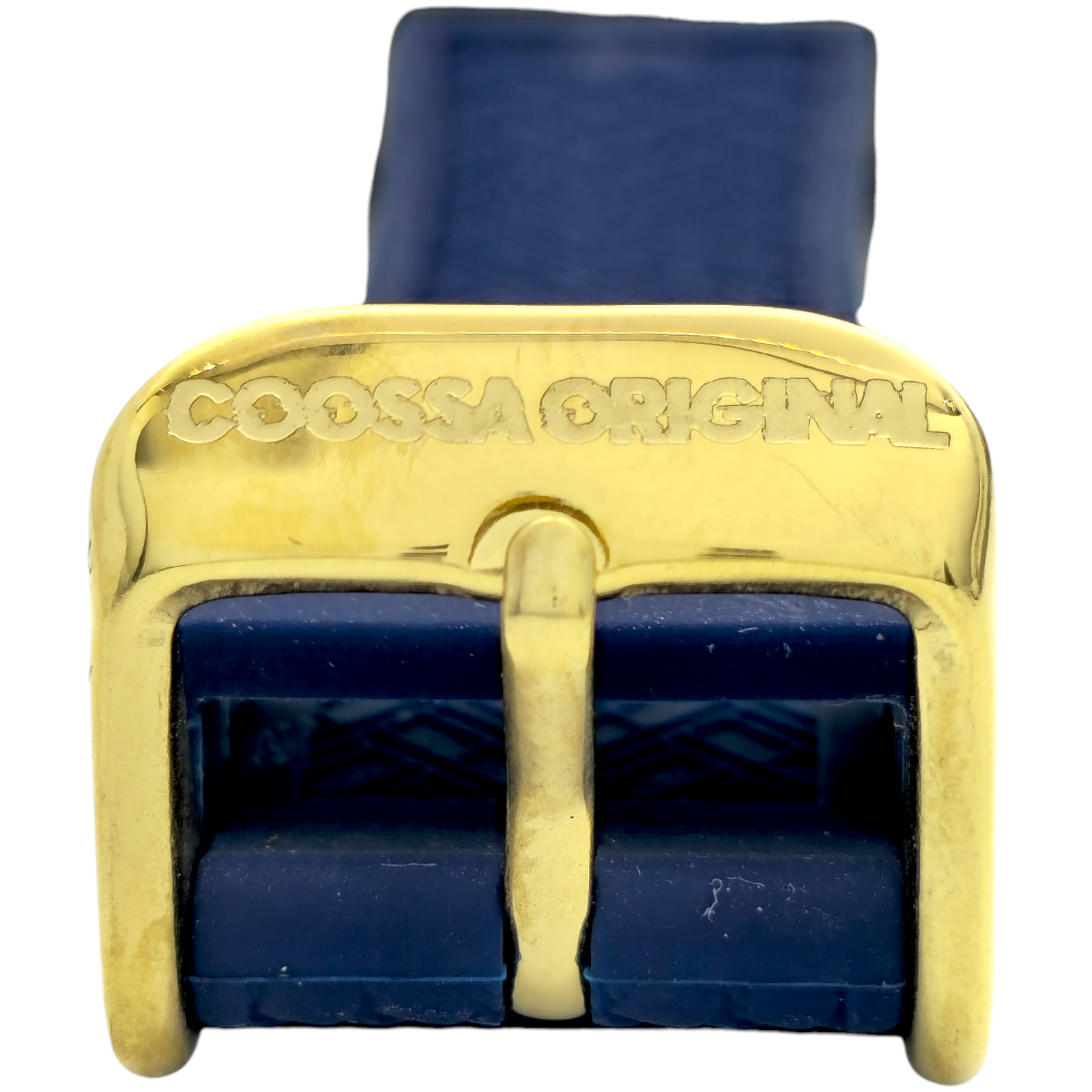 Reloj de edición especial para mujer, forma tonneau de 35 mm, dorado y azul, con fecha y día 6
